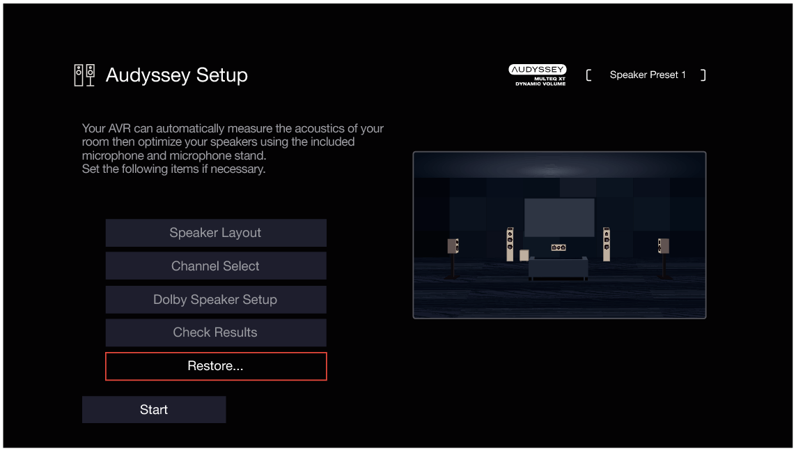 GUI AudysseySetup X28